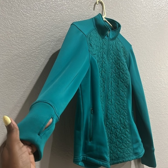 FILA SPORT Women’s Jacket Quilted Activewear Green Sz XL Teal Women's Jacket - Picture 6 of 9
